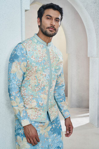 Revaan Nehru Jacket - Powder Blue, Powder Blue, image 5